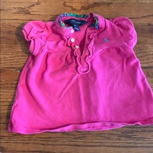 12 month Ralph Lauren hot pink t-shirt